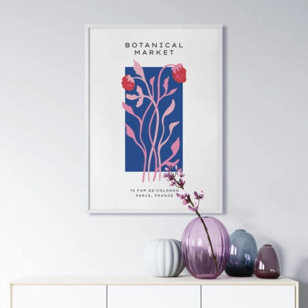 Πόστερ MATISSE STYLE BOTANICAL MARKET FRANCE
