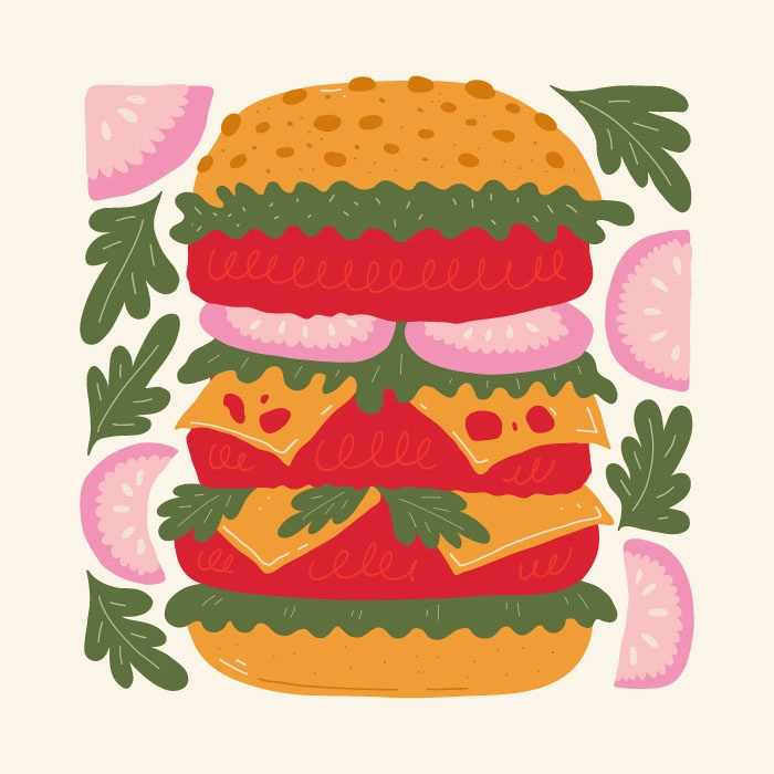 Πόστερ MATISSE STYLE BURGER