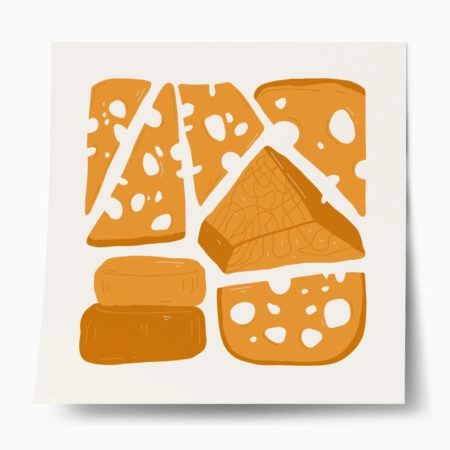 Πόστερ MATISSE STYLE CHEESE - Food & Drink Sticky 1