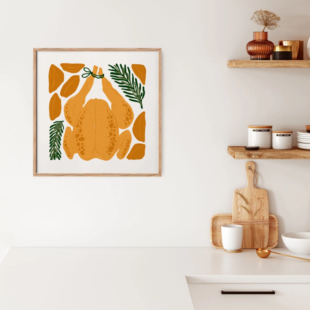 Πόστερ MATISSE STYLE CHICKEN WITH ROSEMARY