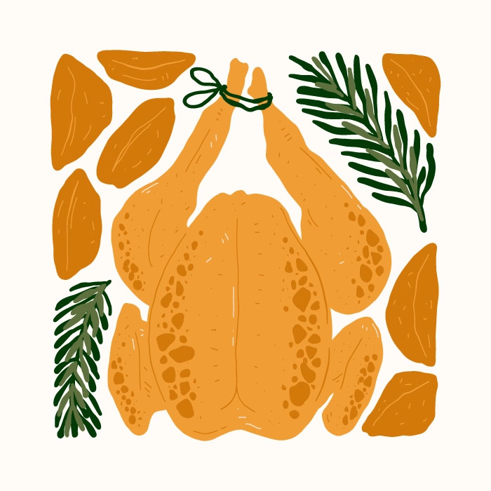 Πόστερ MATISSE STYLE CHICKEN WITH ROSEMARY
