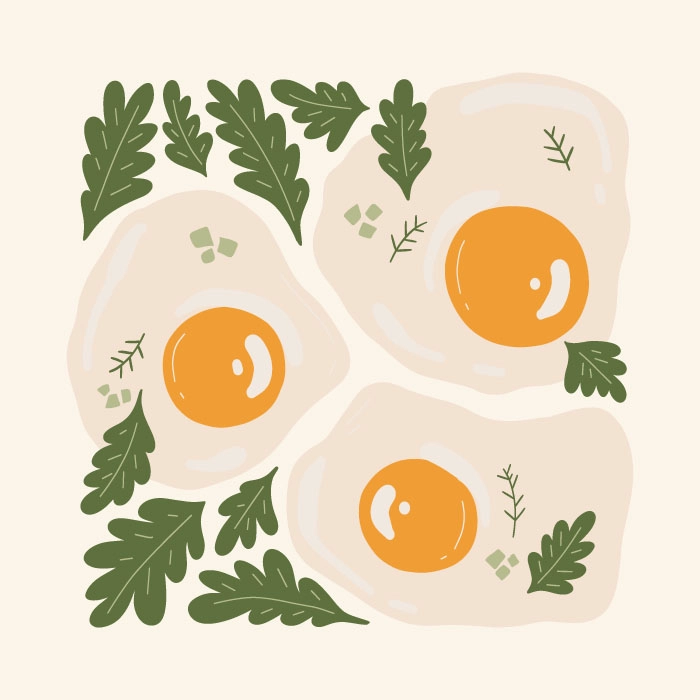 Πόστερ MATISSE STYLE FRIED EGGS