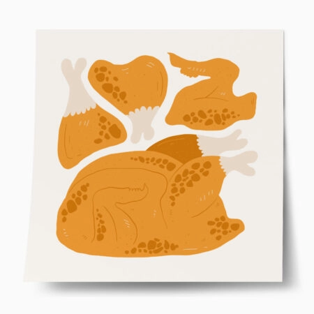 Πόστερ MATISSE STYLE GRILLED CHICKEN - Food & Drink Sticky 1