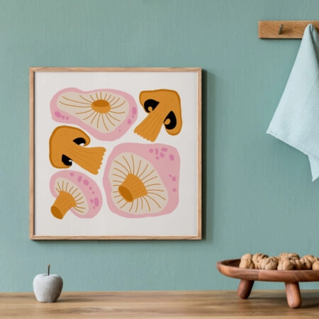 Πόστερ MATISSE STYLE MUSHROOMS