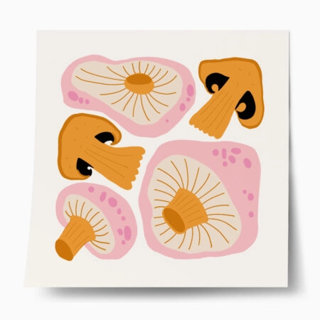 Πόστερ MATISSE STYLE MUSHROOMS - Food & Drink Sticky 1