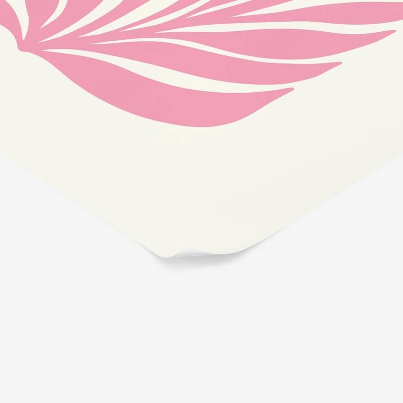 Πόστερ MATISSE STYLE TROPICAL ORANGE AND PINK FLOWERS