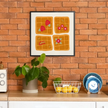 Πόστερ MATISSE STYLE WAFFLES