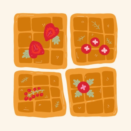 Πόστερ MATISSE STYLE WAFFLES - Food & Drink Sticky 3