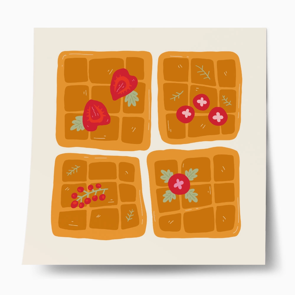 Πόστερ MATISSE STYLE WAFFLES