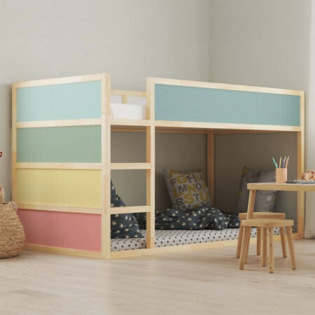 Αυτοκολλητα Επίπλων για Κρεβάτι KURA PASTEL COLORS - Αυτοκόλλητα για κρεβάτια IKEA KURA Sticky 1