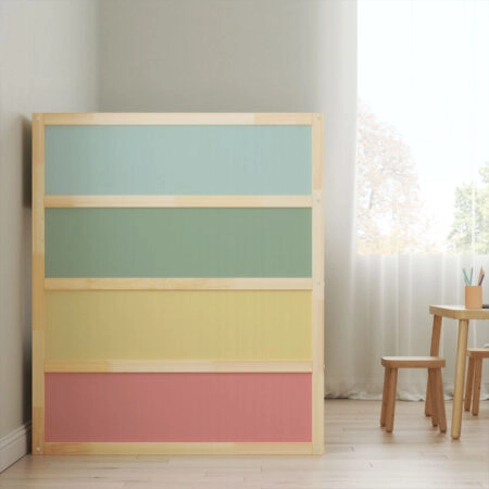 Αυτοκολλητα Επίπλων για Κρεβάτι KURA PASTEL COLORS - Αυτοκόλλητα για κρεβάτια IKEA KURA Sticky 2