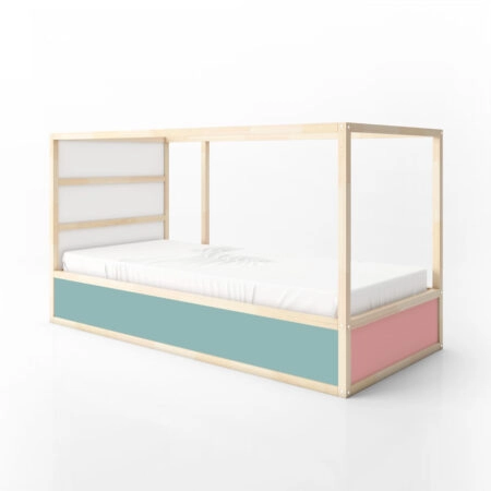 Αυτοκολλητα Επίπλων για Κρεβάτι KURA PASTEL COLORS - Αυτοκόλλητα για κρεβάτια IKEA KURA Sticky 5