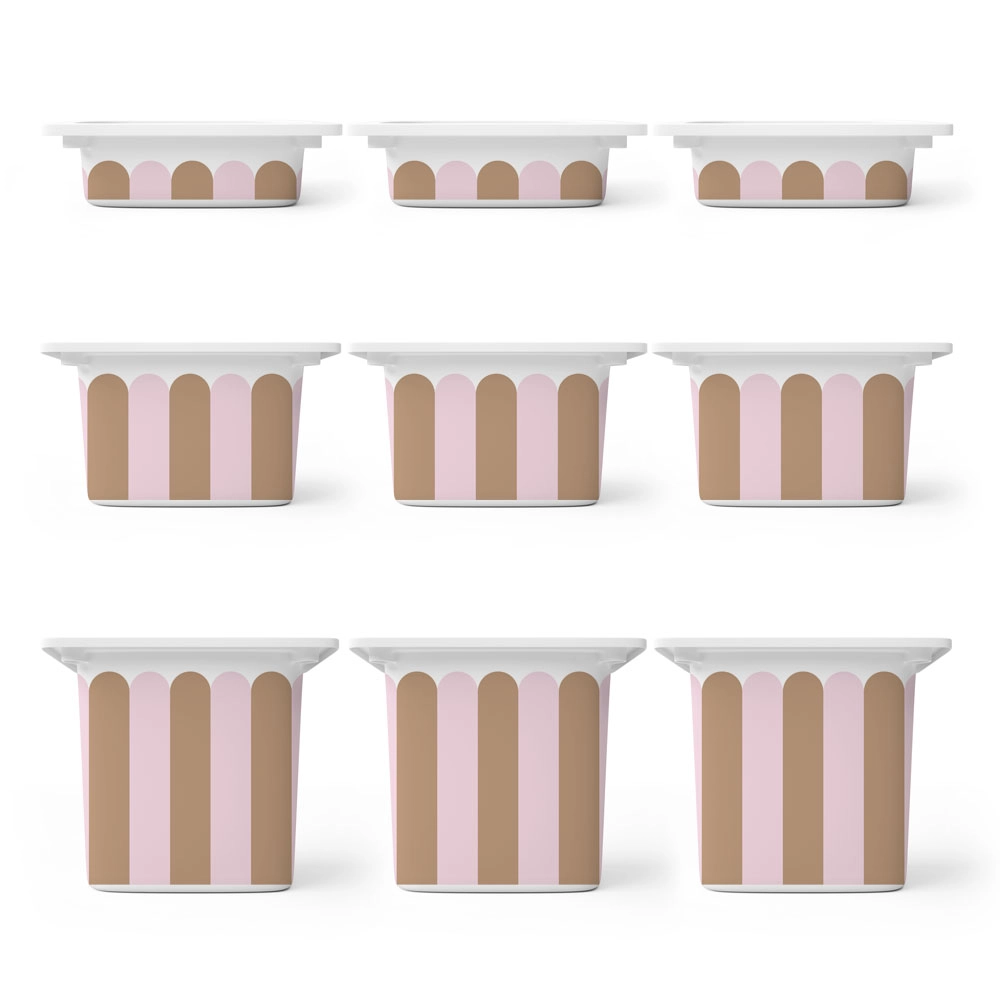 Αυτοκόλλητα για Κουτιά Αποθήκευσης Trofast PINK AND BROWN STRIPES