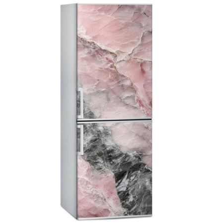 Αυτοκόλλητο ψυγείου PINK AND GREY MARBLE