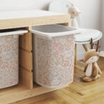 Αυτοκόλλητα για Κουτιά Αποθήκευσης Trofast PINK FLORAL