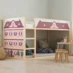 Αυτοκολλητα Επίπλων για Κρεβάτι KURA PINK HOUSE