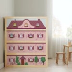 Αυτοκολλητα Επίπλων για Κρεβάτι KURA PINK HOUSE