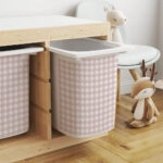 Αυτοκόλλητα για Κουτιά Αποθήκευσης Trofast PINK SQUARES