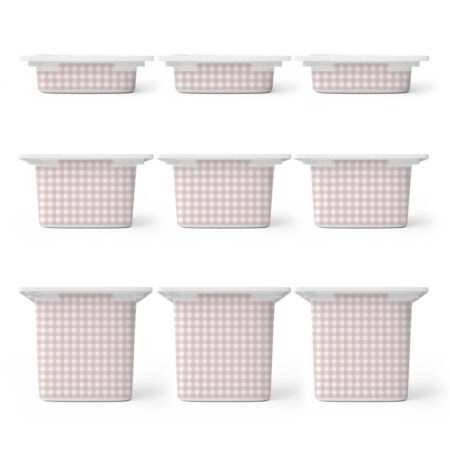 Αυτοκόλλητα για Κουτιά Αποθήκευσης Trofast PINK SQUARES - Αυτοκόλλητα για κουτιά IKEA TROFAST Sticky 1