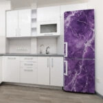 Αυτοκόλλητο ψυγείου PURPLE MARBLE