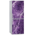 Αυτοκόλλητο ψυγείου PURPLE MARBLE