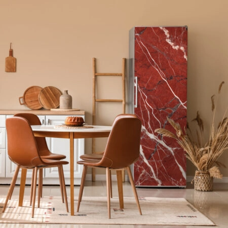 Αυτοκόλλητο ψυγείου RED MARBLE - Αλλα Sticky 1