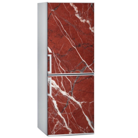 Αυτοκόλλητο ψυγείου RED MARBLE
