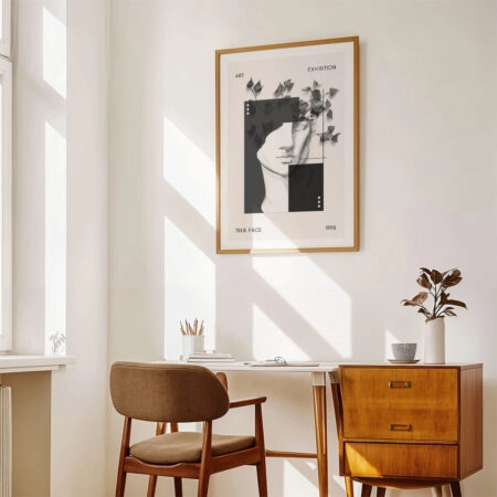 Πόστερ RETRO TRENDY ART FACE - Πορτραιτα - Φιγουρες