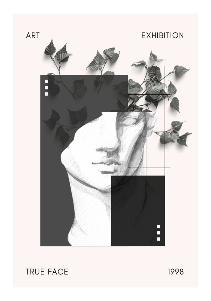 Πόστερ RETRO TRENDY ART FACE