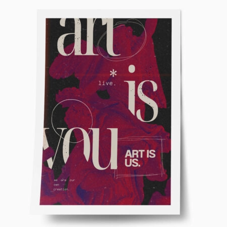 Πόστερ TRENDY ART IS YOU - Φρασεις - Κείμενο Sticky 1