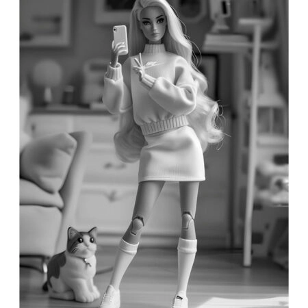 Πόστερ RETRO TRENDY BARBIE SHELFIE - Παιδικά Sticky 3
