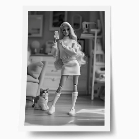 Πόστερ RETRO TRENDY BARBIE SHELFIE - Παιδικά Sticky 1