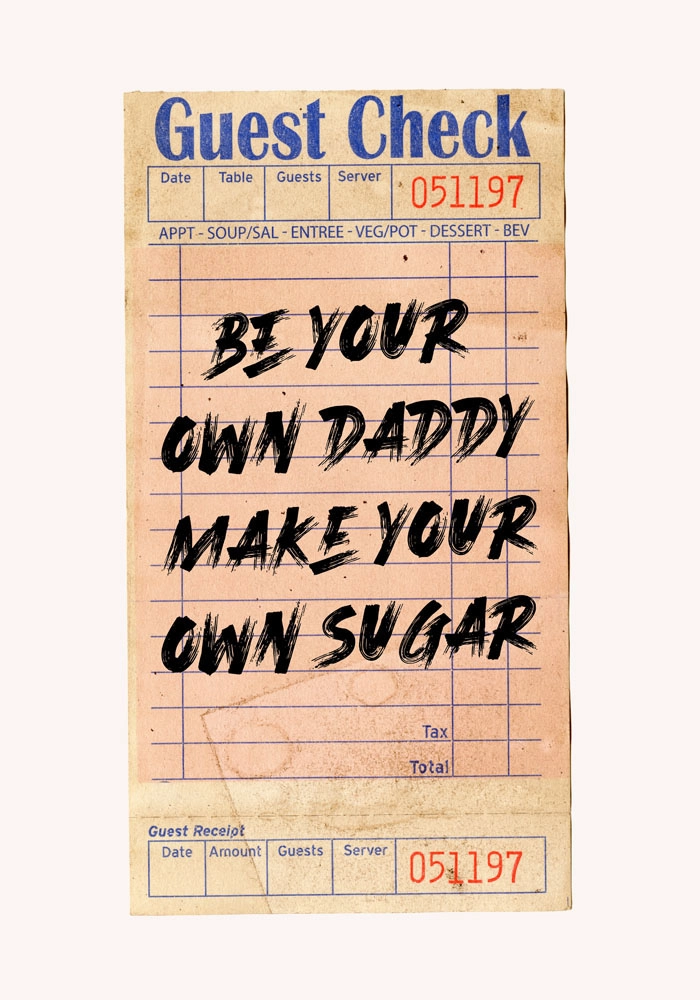Πόστερ RETRO TRENDY BE YOUR OWN DADDY