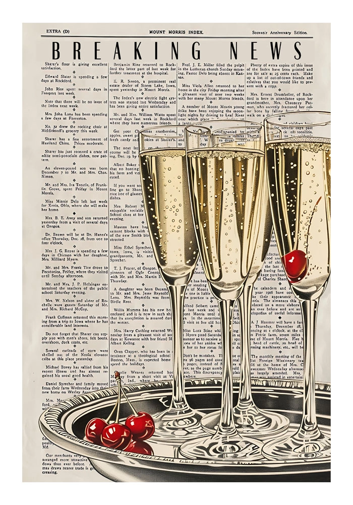 Πόστερ TRENDY CHAMPAGNE