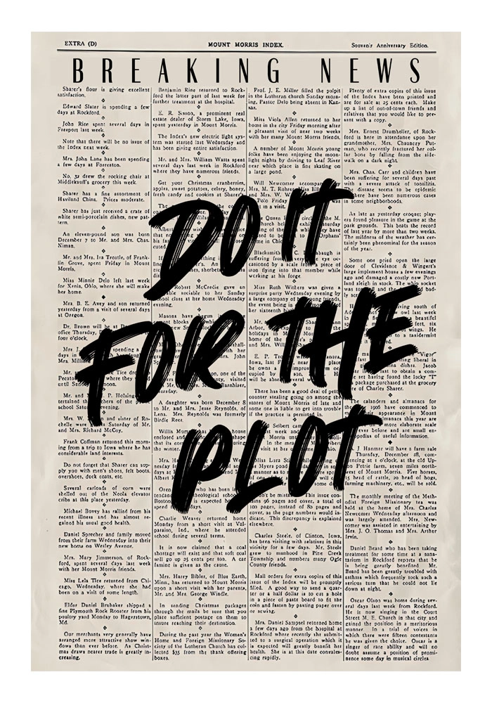 Πόστερ TRENDY DO IT FOR THE PLOT