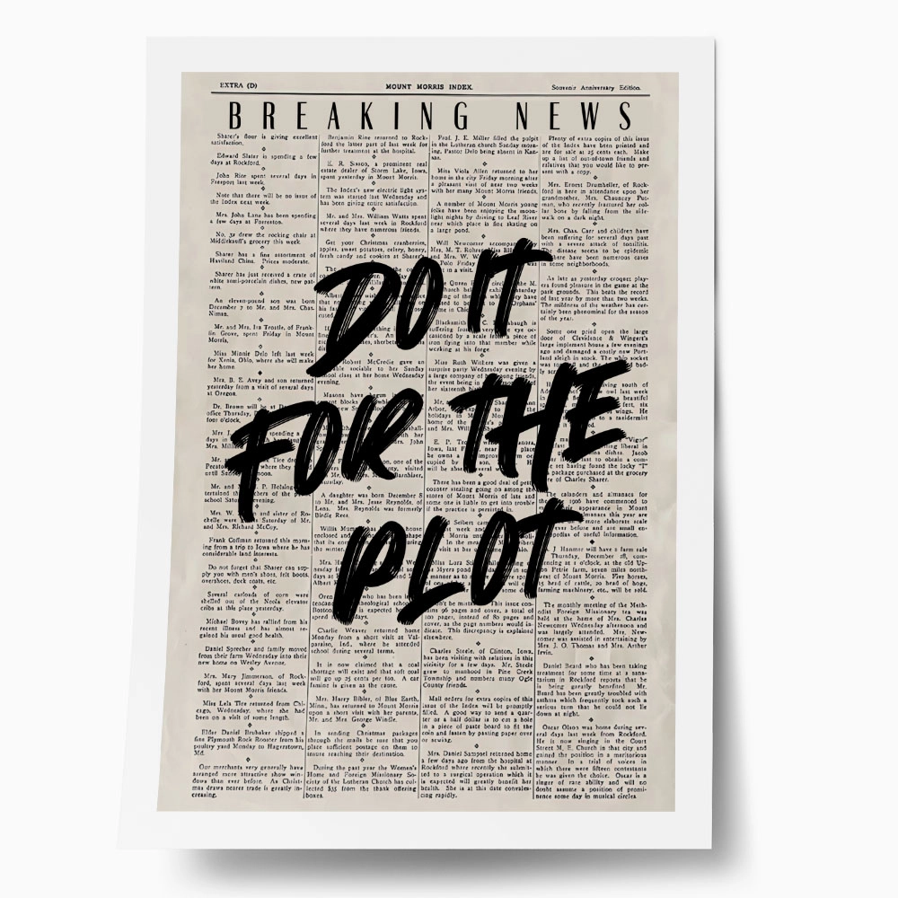 Πόστερ TRENDY DO IT FOR THE PLOT