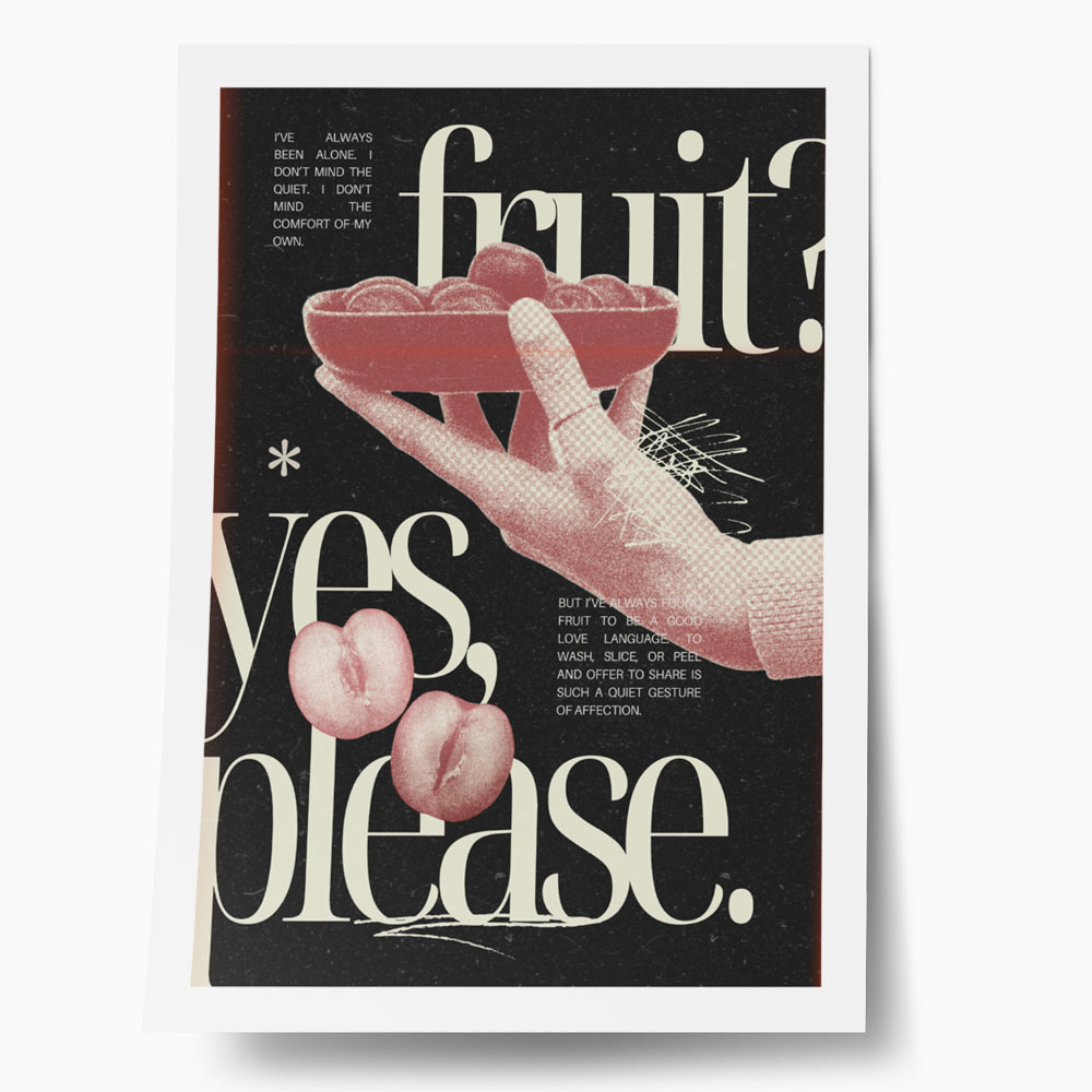 Πόστερ RETRO TRENDY FRUIT