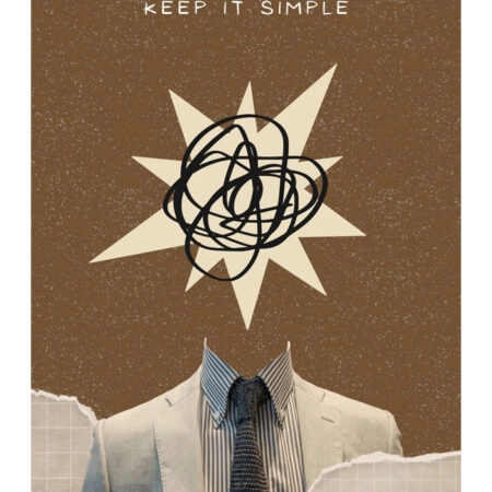 Πόστερ RETRO TRENDY KEEP IT SIMPLE - Abstract - Αφηρημένα Sticky 3