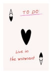 Πόστερ RETRO TRENDY LIVE IN THE MOMENT