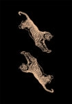 Πόστερ RETRO TRENDY TIGERS