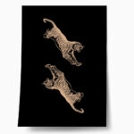 Πόστερ RETRO TRENDY TIGERS