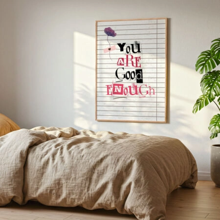 Πόστερ RETRO TRENDY YOU ARE GOOD ENOUGH - Φρασεις - Κείμενο