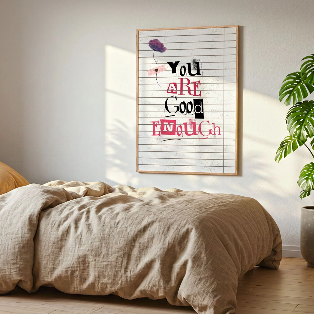 Πόστερ RETRO TRENDY YOU ARE GOOD ENOUGH