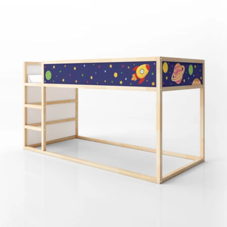 Αυτοκολλητα Επίπλων για Κρεβάτι KURA SPACE - Αυτοκόλλητα για κρεβάτια IKEA KURA Sticky 4