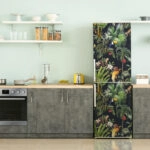 Αυτοκόλλητο ψυγείου TROPICAL JUNGLE FLORAL