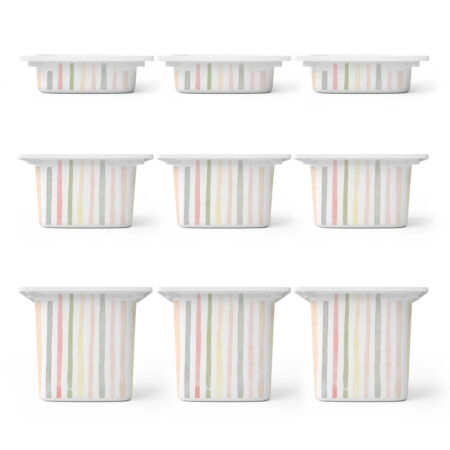 Αυτοκόλλητα για Κουτιά Αποθήκευσης Trofast WATERCOLOR STRIPES - Αυτοκόλλητα για κουτιά IKEA TROFAST Sticky 1
