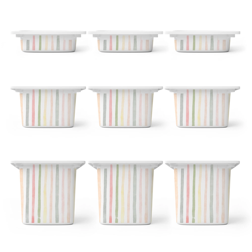 Αυτοκόλλητα για Κουτιά Αποθήκευσης Trofast WATERCOLOR STRIPES
