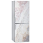 Αυτοκόλλητο ψυγείου WHITE AND PINK MARBLE