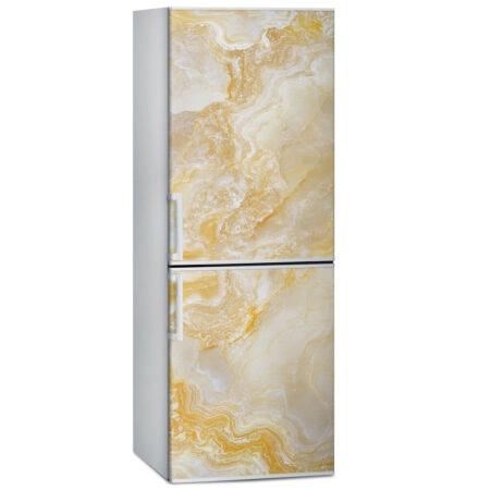 Αυτοκόλλητο ψυγείου YELLOW MARBLE