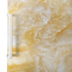 Αυτοκόλλητο ψυγείου YELLOW MARBLE